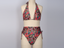 Bali Dream: High Waist Print Bikini | Paisley, Red